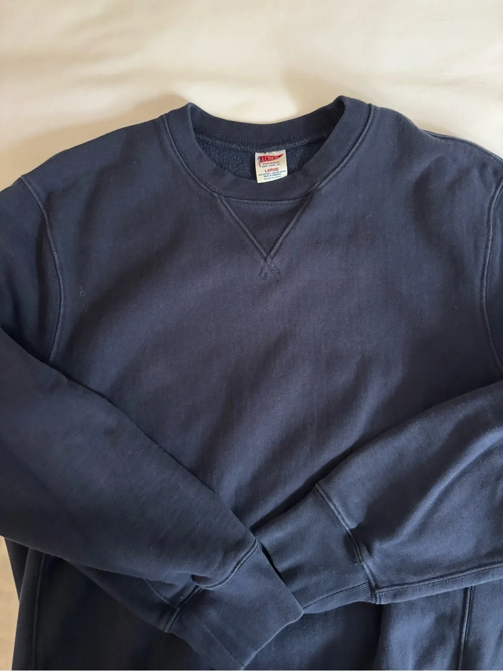 J. Crew Men’s Crewneck Sweatshirt in Navy